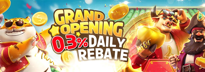 Grand Opening 0.3% Daily Rebate