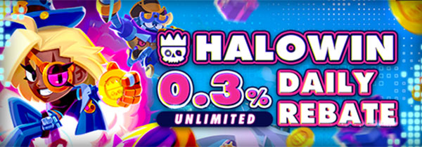 Paano mag Participate HaloWin Casino 0.3% Unlimited Daily Rebate