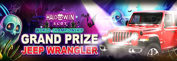 Manalo ng Halowin Slot World ChampionshipGrand Prize Jeep Wrangler