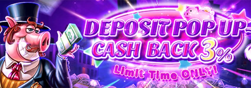3% HaloWin Members Deposit Bonus Cashback, Limited Time Only