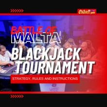 Diskarte sa Malta Blackjack Tournament, Mga Panuntunan at Tagubilin