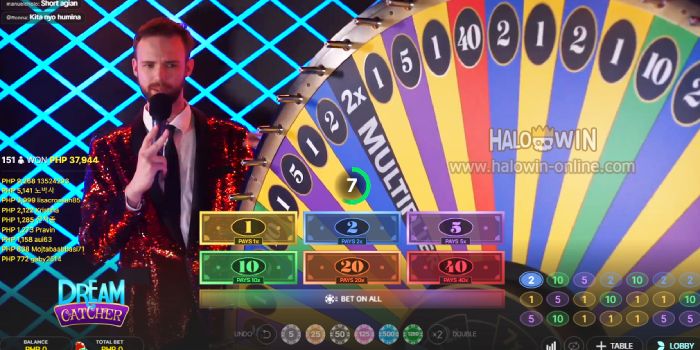 Top 7 Pinaka Popular na Evolution Live Casino Game: Dream Catcher