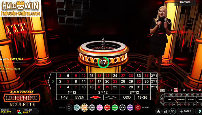 Maglaro ng Live XXXtreme Lightning Roulette at EVO Live Casino