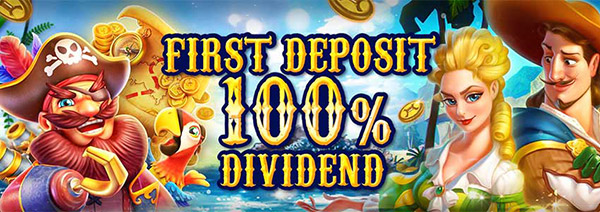 First Deposit 100% Bonus, 100% Casino Bonus