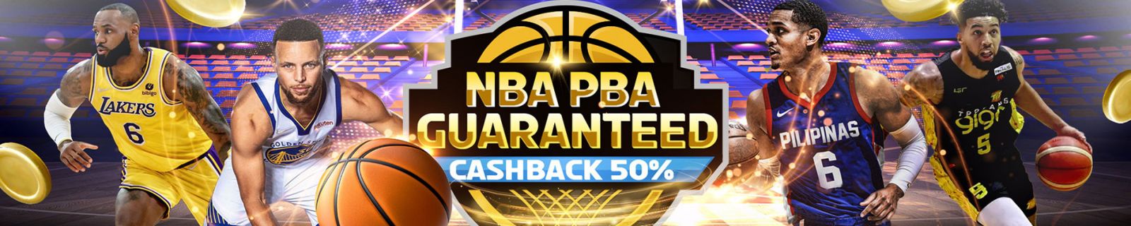 NBA, PBA Basketball Cashback ₱5000