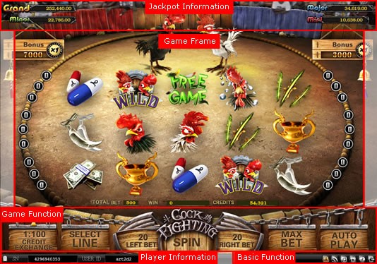 Rooster Fighting Slot Games