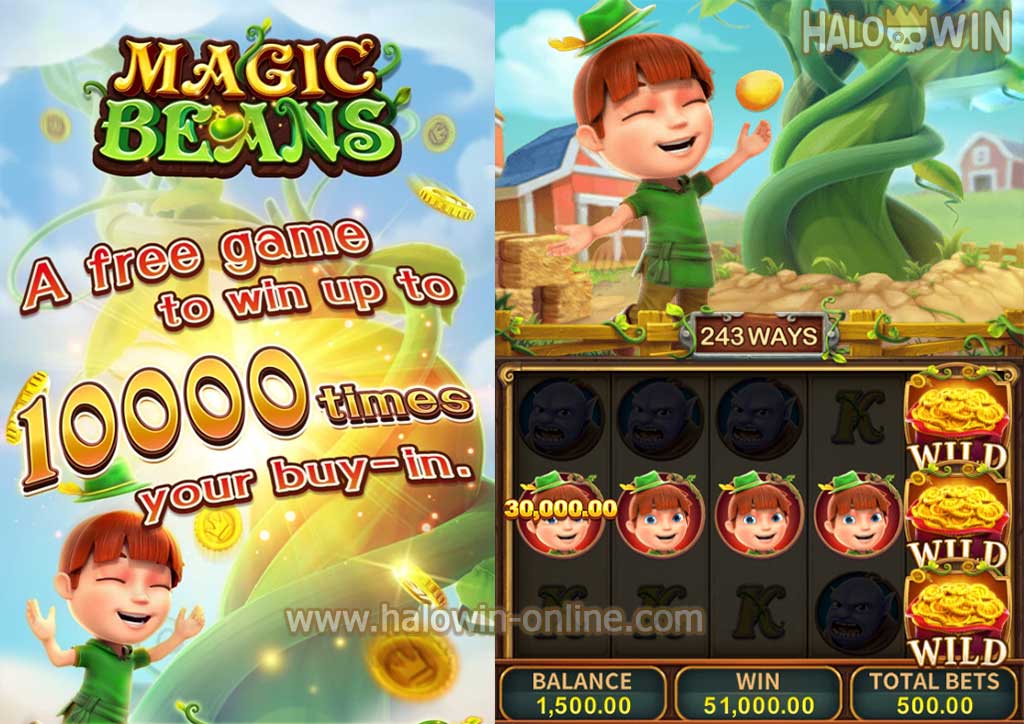 Fantasy and Magic Themes-Slots: 2. FC Magic Beans Slots Machine