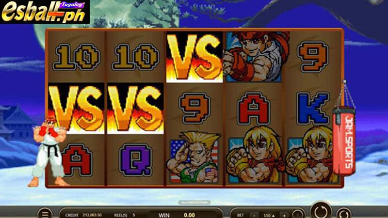 JDB Street Fighter Slot Game Free Spins Bonus 1