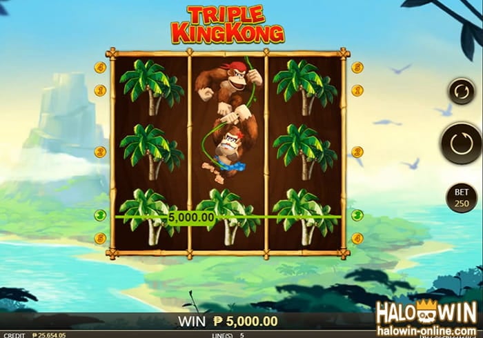 Nature and Wildlife Themes-Slots: 2. JDB Triple King Kong Slots Machine