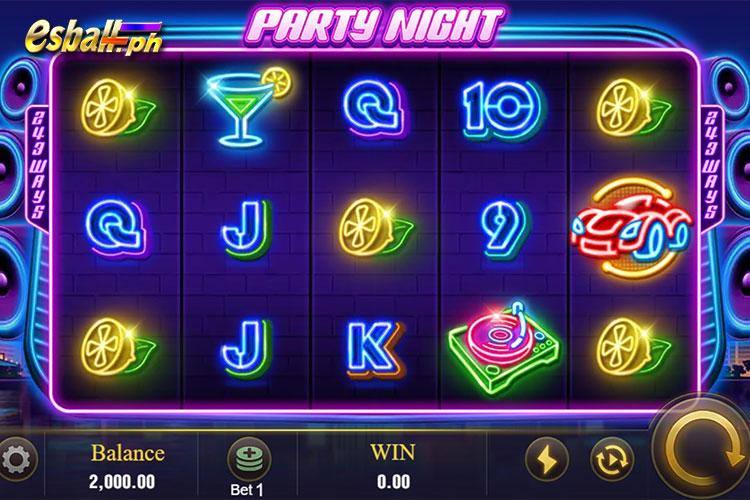 JILI Party Night Slot Game, Party Night JILI Slot Machine
