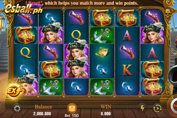 Pirate Queen Slot Machine, JILI Pirate Queen Game