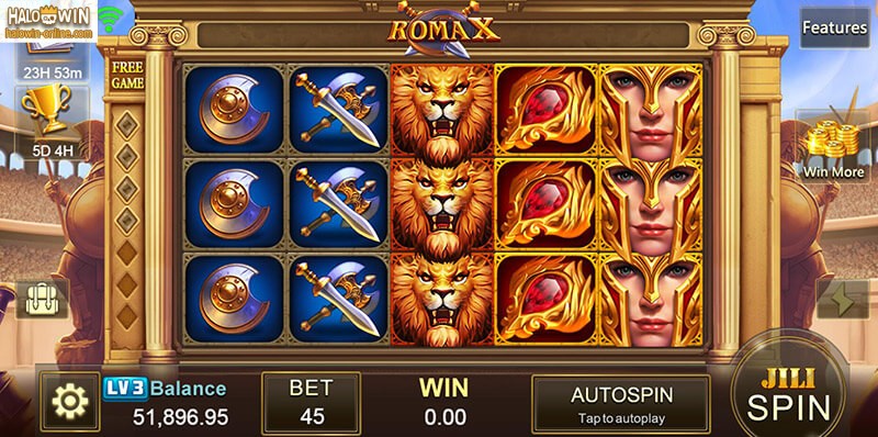 JILI Roma X Slot Machine Big Bonus