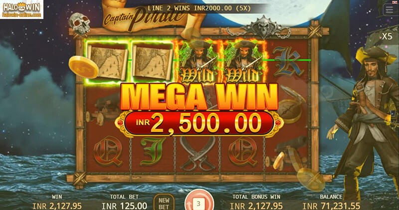 Adventure and Exploration Themes-Slots: 2. KA Captain Pirate Slots Machine