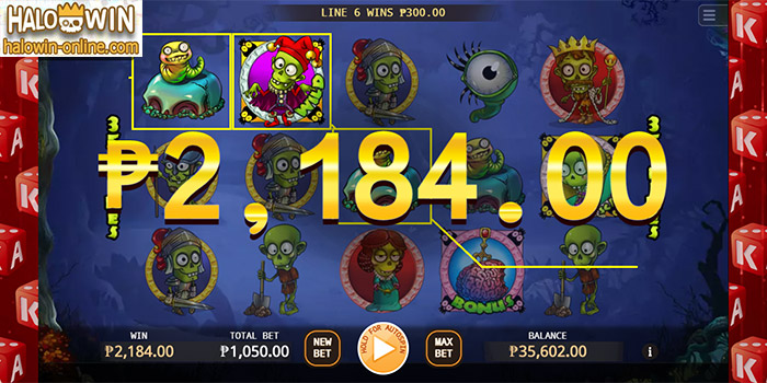 Top Halloween Themed Slots Machines: 4. KA Zombie Land Slot Game