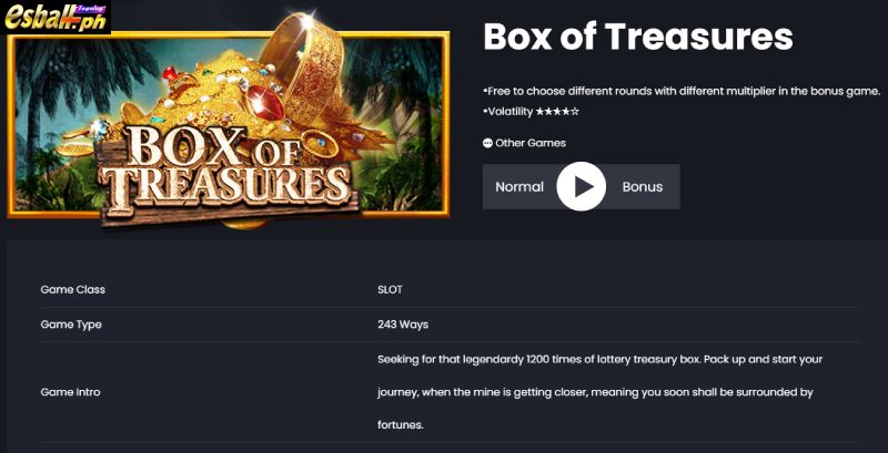 PS Box of Treasures Slot Game 2