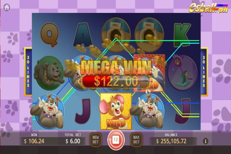 5 Cartoon Themed Slot Machines-Cat and Mouse Slot Machine