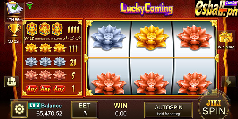 JILI Lucky Coming Features