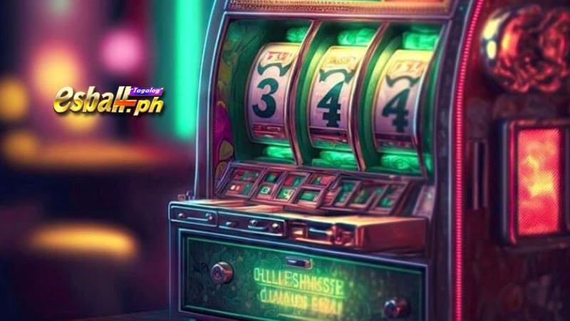 How does probability decide the payout of the slot machines?