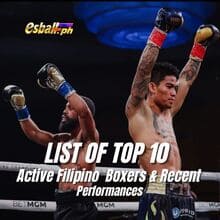 Listahan ng Top 10 Active Filipino Boxers & Recent Performances