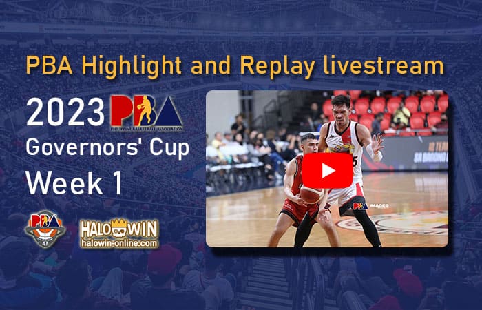PBA Replay / Livestream at Highlights Ngayong 2023 Governors Cup Week 1