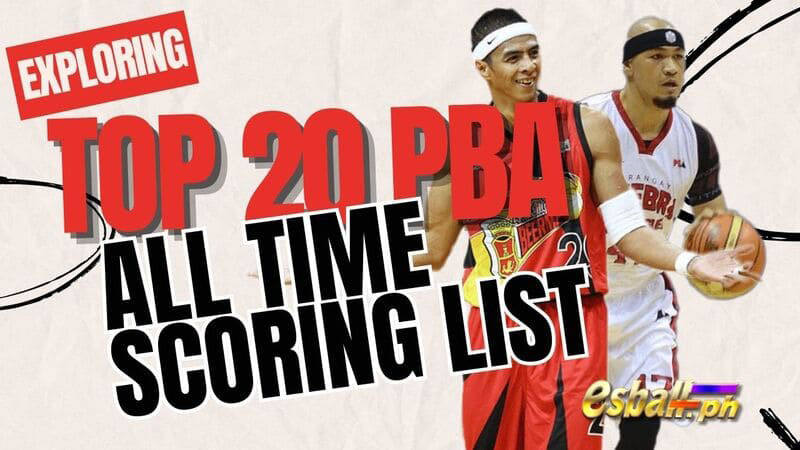 Pag-explore sa Top 20 PBA All Time Scoring List ng PBA Game